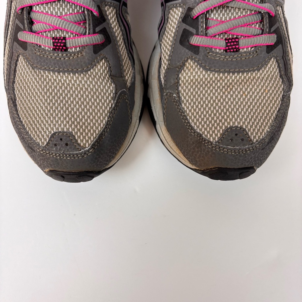 ASICS Womens Gel-Venture 6 Athletic Trail Leather Hiking Running Shoes Gray 11 - Picture 6 of 15